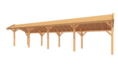 YARD Outdoor SUBLIME Kapschuur - 1200x250 cm Douglashout- Kapschuurdak- - YARD Outdoor