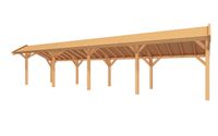 YARD Outdoor SUBLIME Kapschuur - 1200x250 cm Douglashout- Kapschuurdak- - YARD Outdoor