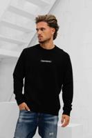 Versace Jeans Couture Silicon Patch Sweater Heren Zwart - Maat L - Kleur: Zwart | Soccerfanshop