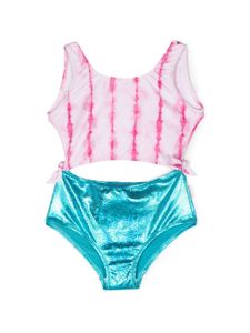 Andorine maillot de bain à fini métallisé - Bleu