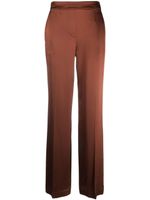 JOSEPH pantalon droit à taille haute - Marron - thumbnail