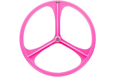 Teny Rim Tri Spoke Fixed Gear Voorwiel - Roze Teny Rim Tri Spoke Fixed Gear Voorwiel - Roze