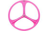 Teny Rim Tri Spoke Fixed Gear Voorwiel - Roze Teny Rim Tri Spoke Fixed Gear Voorwiel - Roze