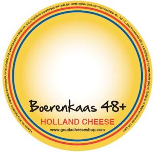 Etiket Geel - Boerenkaasje