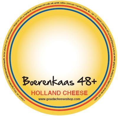 Etiket Geel - Boerenkaasje