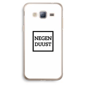 Negenduust vierkant: Samsung Galaxy J3 (2016) Transparant Hoesje