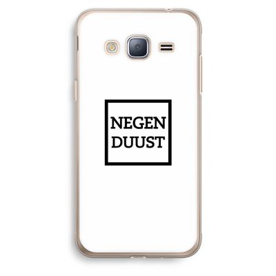 Negenduust vierkant: Samsung Galaxy J3 (2016) Transparant Hoesje