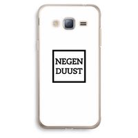 Negenduust vierkant: Samsung Galaxy J3 (2016) Transparant Hoesje