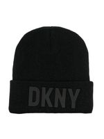 Dkny Kids bonnet à logo imprimé - Noir