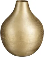Mica Decorations vaas aluminium kyan 25x31cm champagne