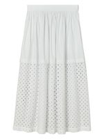 Tory Burch Midi-rok met ringlets - Wit - thumbnail