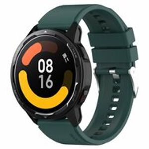 Siliconen sportband - Donkergroen - Xiaomi Mi Watch / Xiaomi Watch S1 / S1 Pro / S1 Active / Watch S2