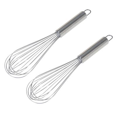 Excellent Houseware garde klopper - 2x - RVS - 28 cm - Keukengarde - gerei - zilver