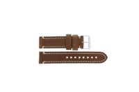 Horlogeband Universeel G420 Leder Bruin 20mm