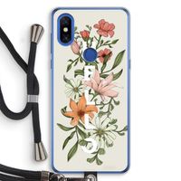 Hello bloemen: Xiaomi Mi Mix 3 Transparant Hoesje met koord