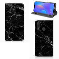 Huawei P Smart Plus Standcase Marmer Zwart - Origineel Cadeau Vader - thumbnail