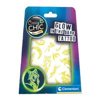 Clementoni Crazy Chic Urban Tattoos Glow in the Dark - thumbnail