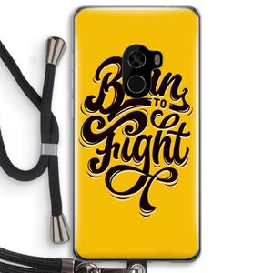 Born to Fight: Xiaomi Mi Mix 2 Transparant Hoesje met koord