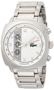 Lacoste horlogeband 2010489 / 2010486 Staal Staal / RVS 22mm