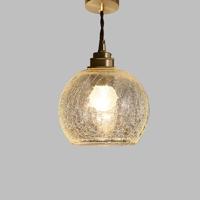 Scandinavische En Retro Kristallen Glazen Hanglamp