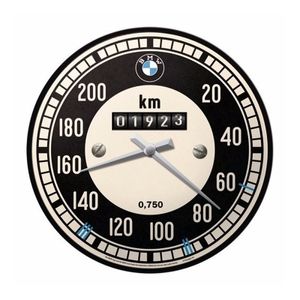 Nostalgic Art BMW Speedometer Kwartsklok Cirkel Meerkleurig