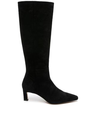 Scarosso bottines Kira 50 mm en daim - Noir