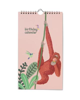HEMA Verjaardagskalender Dieren 28x16