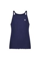 Like Flo Meisjes top rib - Navy blauw - thumbnail