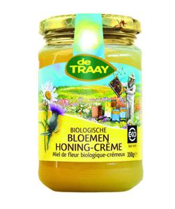 Bloemen honing creme bio