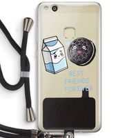 Best Friend Forever: Huawei Ascend P10 Lite Transparant Hoesje met koord