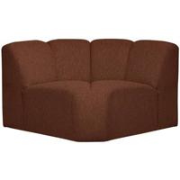 WOOOD hoekelement Mojo - Bouclé - Roest Bruin melange - 75x68x77 cm