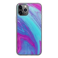 Zweverige regenboog: iPhone 11 Pro Transparant Hoesje