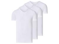 esmara Men Set van 3 heren T-shirts (V-hals, Wit, XXL)