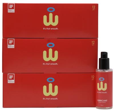 Wingman Aanbieding: 3 X 12 Condooms En GRATIS Lube 100ml