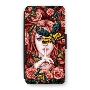 Lady Moth: iPhone 12 Pro Flip Hoesje