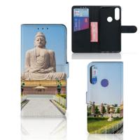 Alcatel 1S 2020 | Flip Cover | Boeddha | Portemonnee hoesje Alcatel 1S 2020 | Flip Cover | Boeddha | Portemonnee hoesje