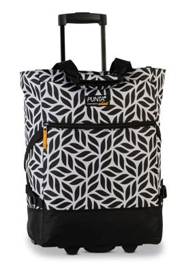 Punta Wheel Trolley Shopper Wit/Zwart