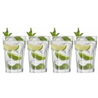 Cocktailglazen/Mojito - 4x - 410 ml/40 cl - Cocktail drinkglazen - Gin/tonic glazen