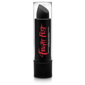 Lippenstift/Lipstick - zwart - 4,5 gram - Schmink - Halloween/Carnaval