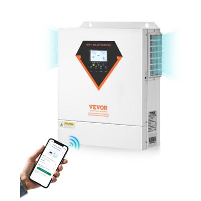 VEVOR Hybride Zonne-omvormer 3500W 220/230V WiFi Ingebouwde 100A MPPT-regelaar