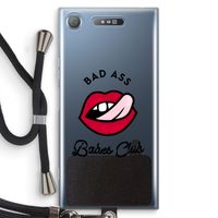Badass Babes Club: Sony Xperia XZ1 Transparant Hoesje met koord