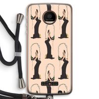 Pop Some Kim: Motorola Moto Z Force Transparant Hoesje met koord