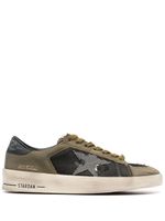 Golden Goose baskets Stardan en cuir - Vert - thumbnail