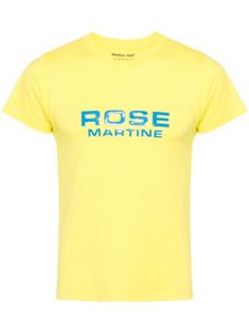 Martine Rose t-shirt Shrunken - Jaune