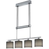 Moderne LED Hanglamp 4-lichts E14 - Mat Grijs Aluminium