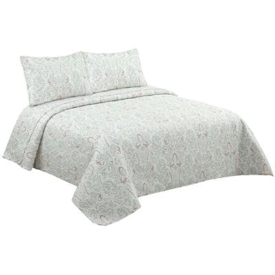 Sprei DKD Home Decor Wit Bed van 135/150 240 x 260 x 1 cm