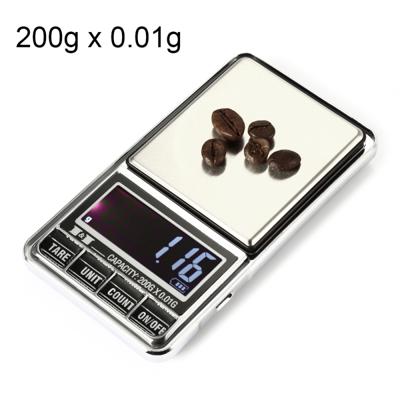 DS-29 200g x 0.01 g hoge nauwkeurigheid digitale elektronische weegschaal-balans apparaat met 2 0 inch LCD-scherm