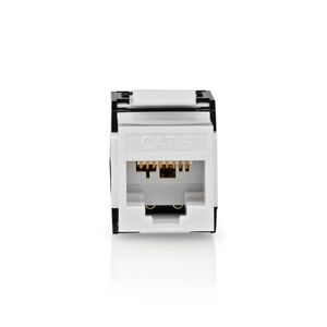 Nedis CCGB89700BK Keystone Cat6 Rj45 Female U/utp Abs Doos