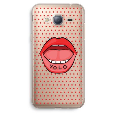 Yolo Denise: Samsung Galaxy J3 (2016) Transparant Hoesje