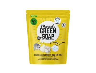 Marcel&apos;s Green Soap Vaatwascapsules - alles-in-een - 25 stuks